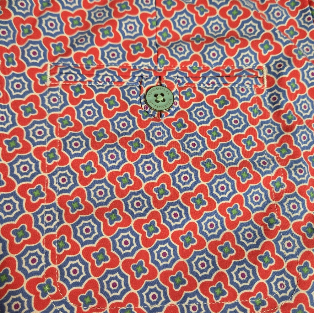 Peter Millar Woman's Geometric Patterned Shorts S… - image 3